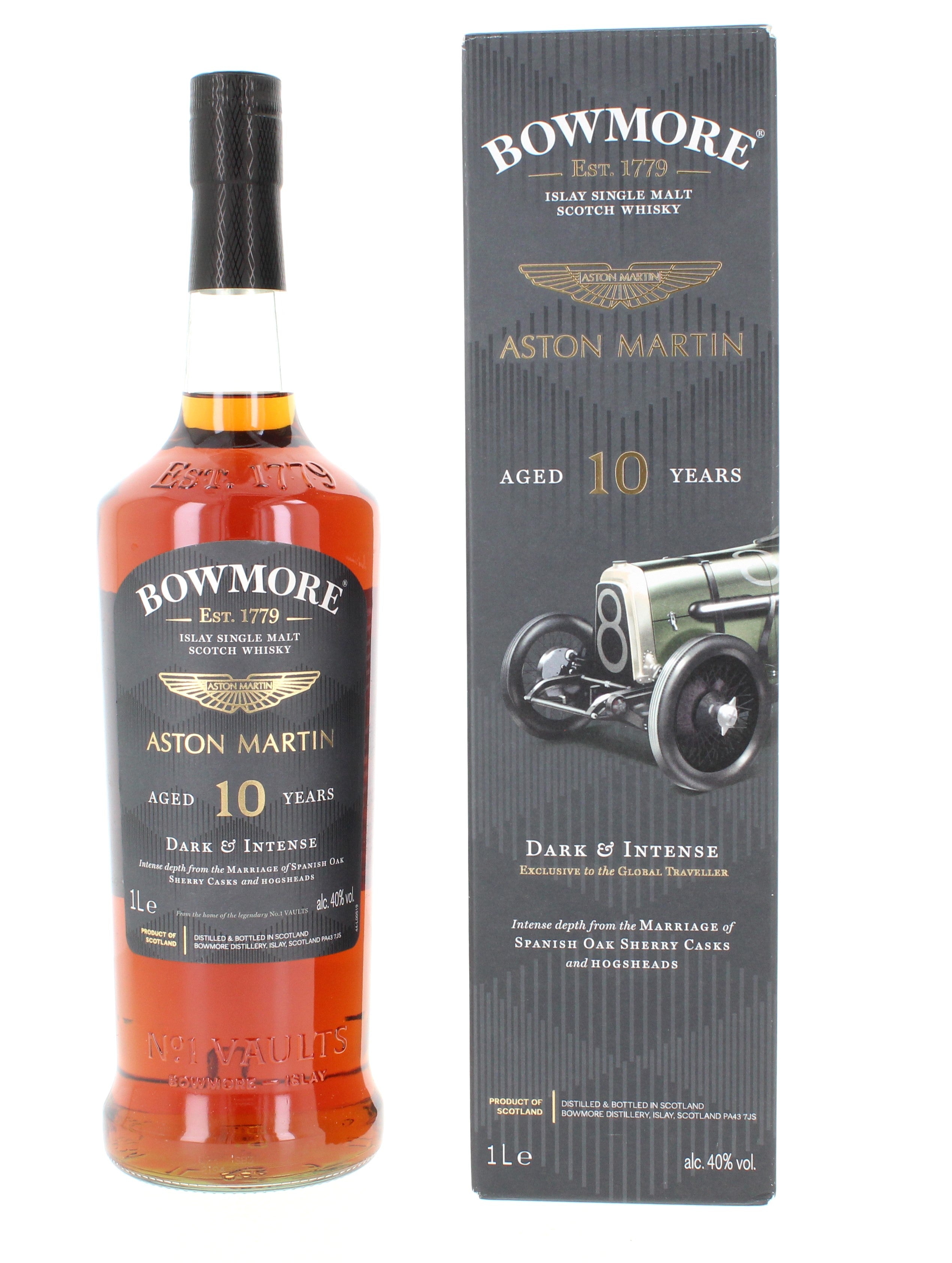 Three Bowmore 10 Year Old Aston Martin Series (Edition 1,4 & 7) 3