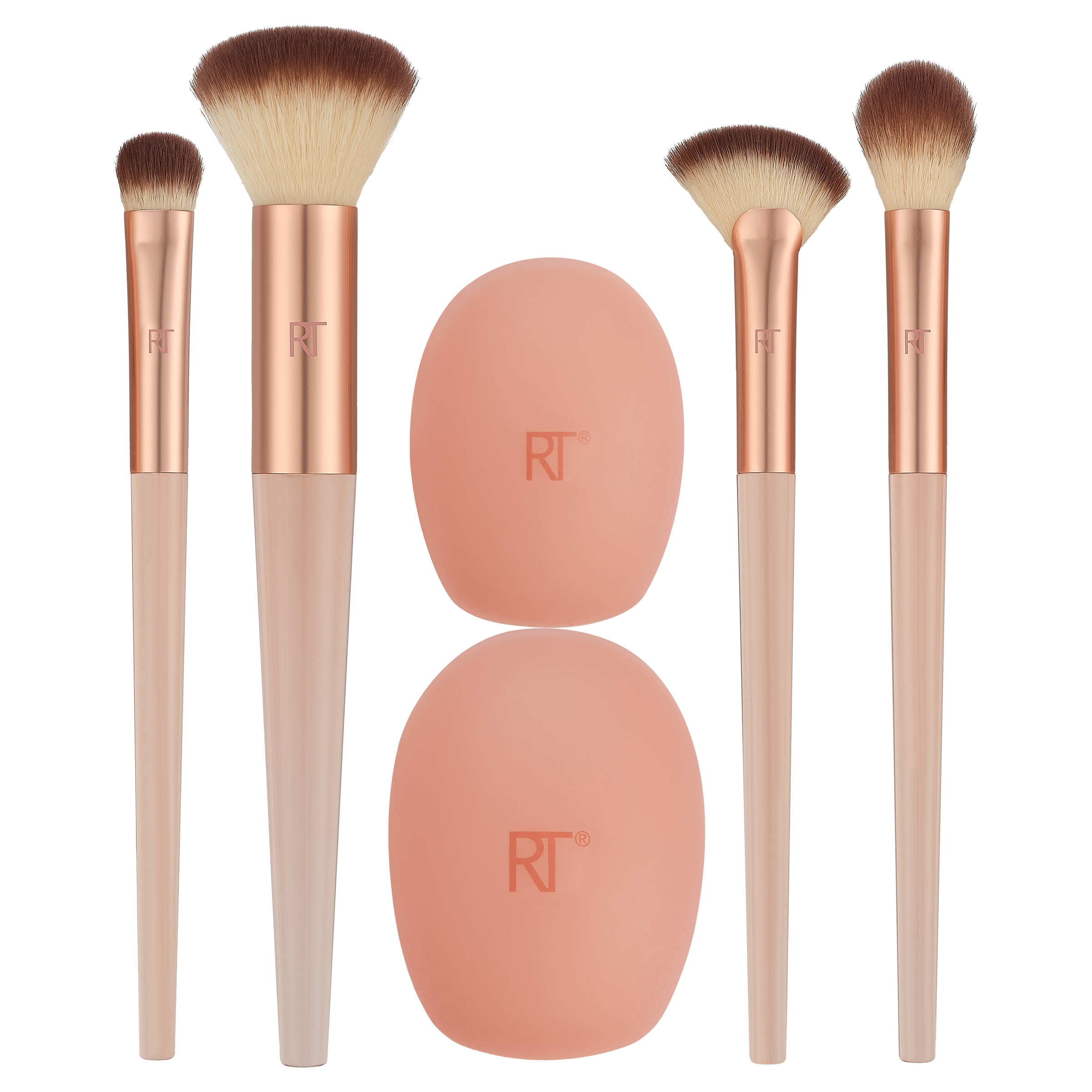 Real Techniques Cherry On Top A Brighter Hue Base Kit, 6 Piece Set