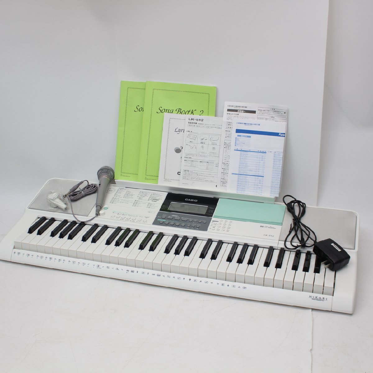 川崎市多摩区にて カシオ 光ナビゲーション電子キーボード LK-512 2019