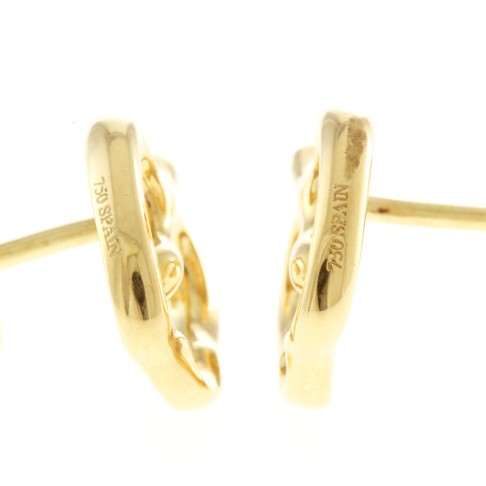 ティファニー TIFFANY&Co. アップル ピアス 18金 K18イエローゴールド