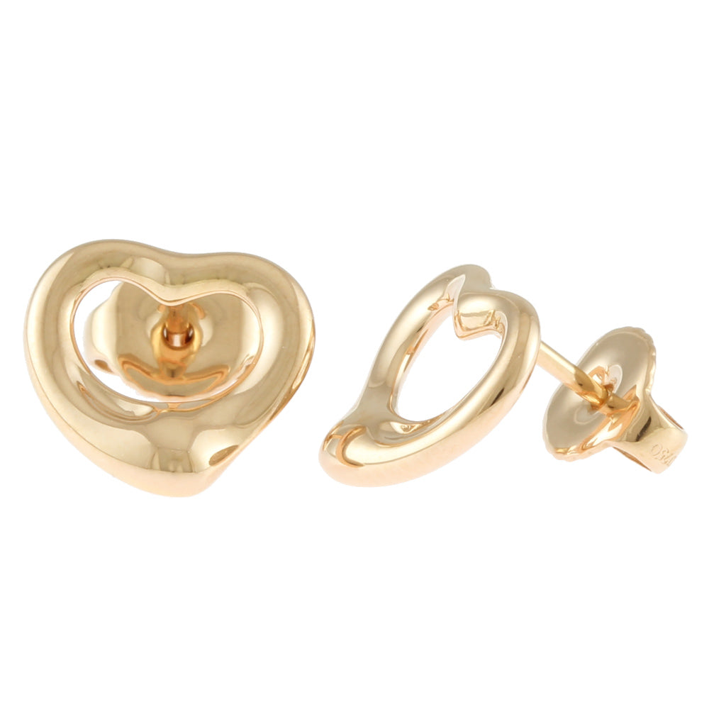 TIFFANY&Co. ティファニー オープンハート ピアス 18金 K18ピンク