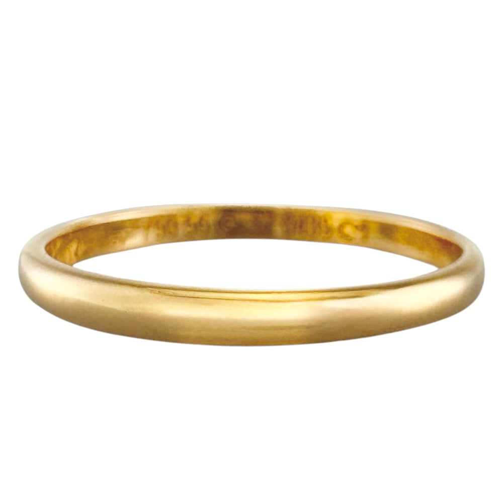 H*S様 難あり K18 リング 空枠 指輪 パール用 中古 18金 イエローゴ H