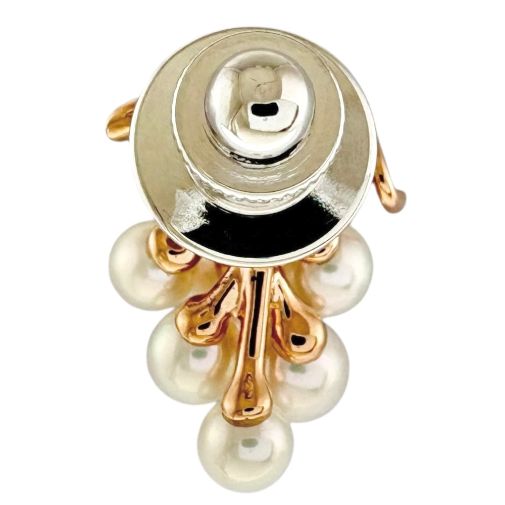 ミキモト アコヤパール ブローチ サークル K18YG【21879】 ミキモト