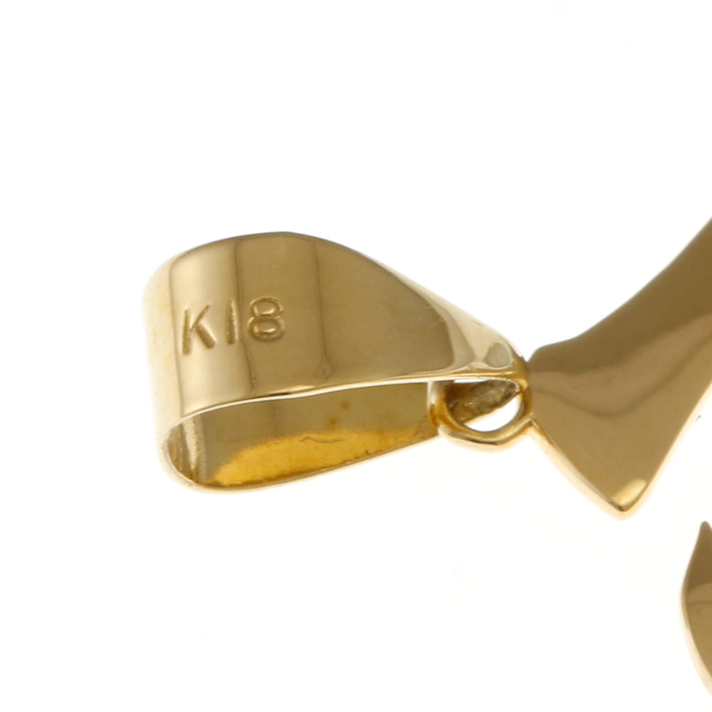 ペンダントトップ 愛 漢字 18金 K18イエローゴールド レディース 新品