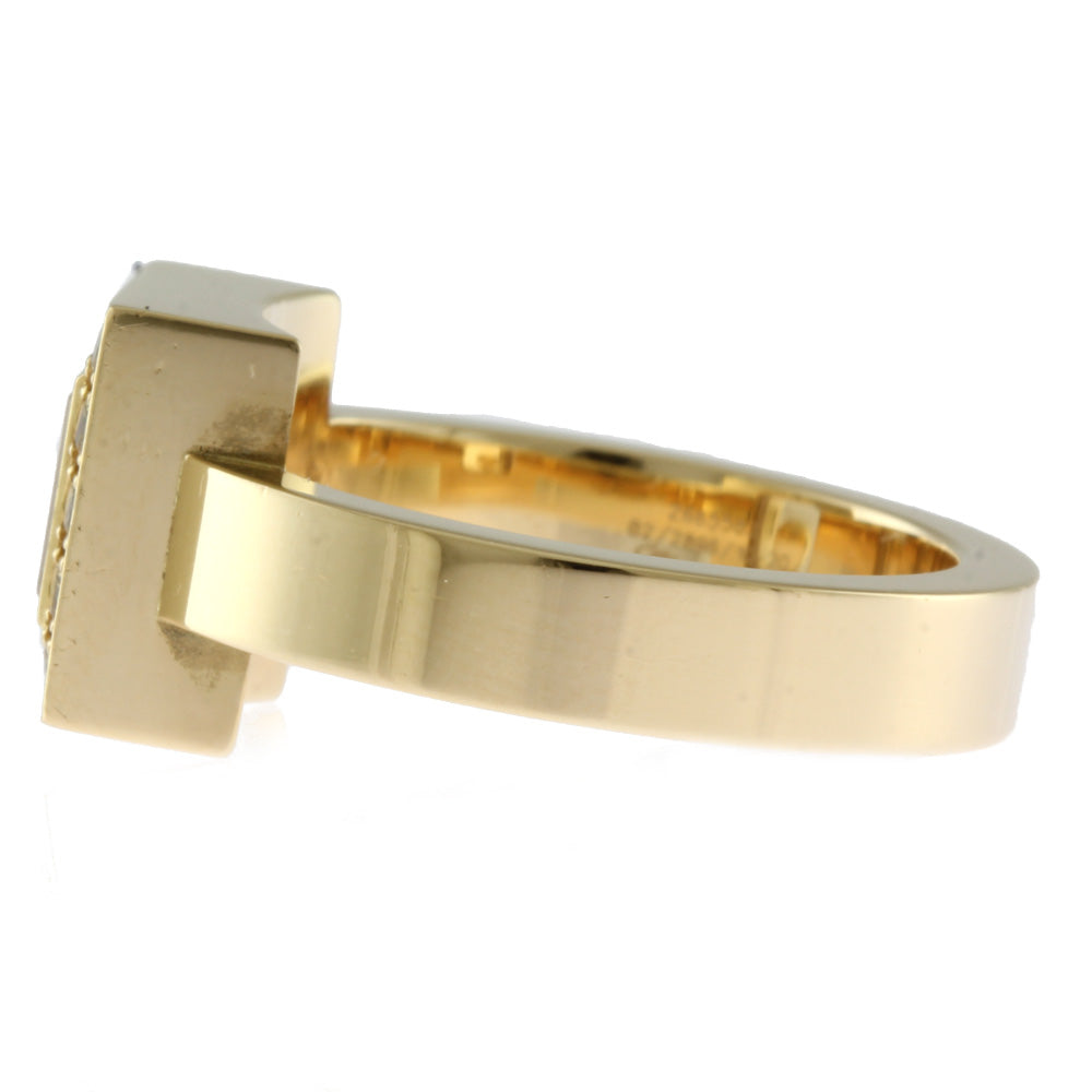 Chopard ショパール ハッピーダイヤモンド リング 指輪 13号 18金 K18