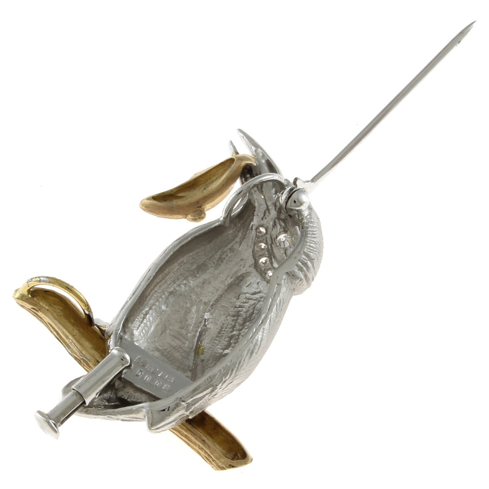 K18WGちわわブローチ K18WGちわわブローチ