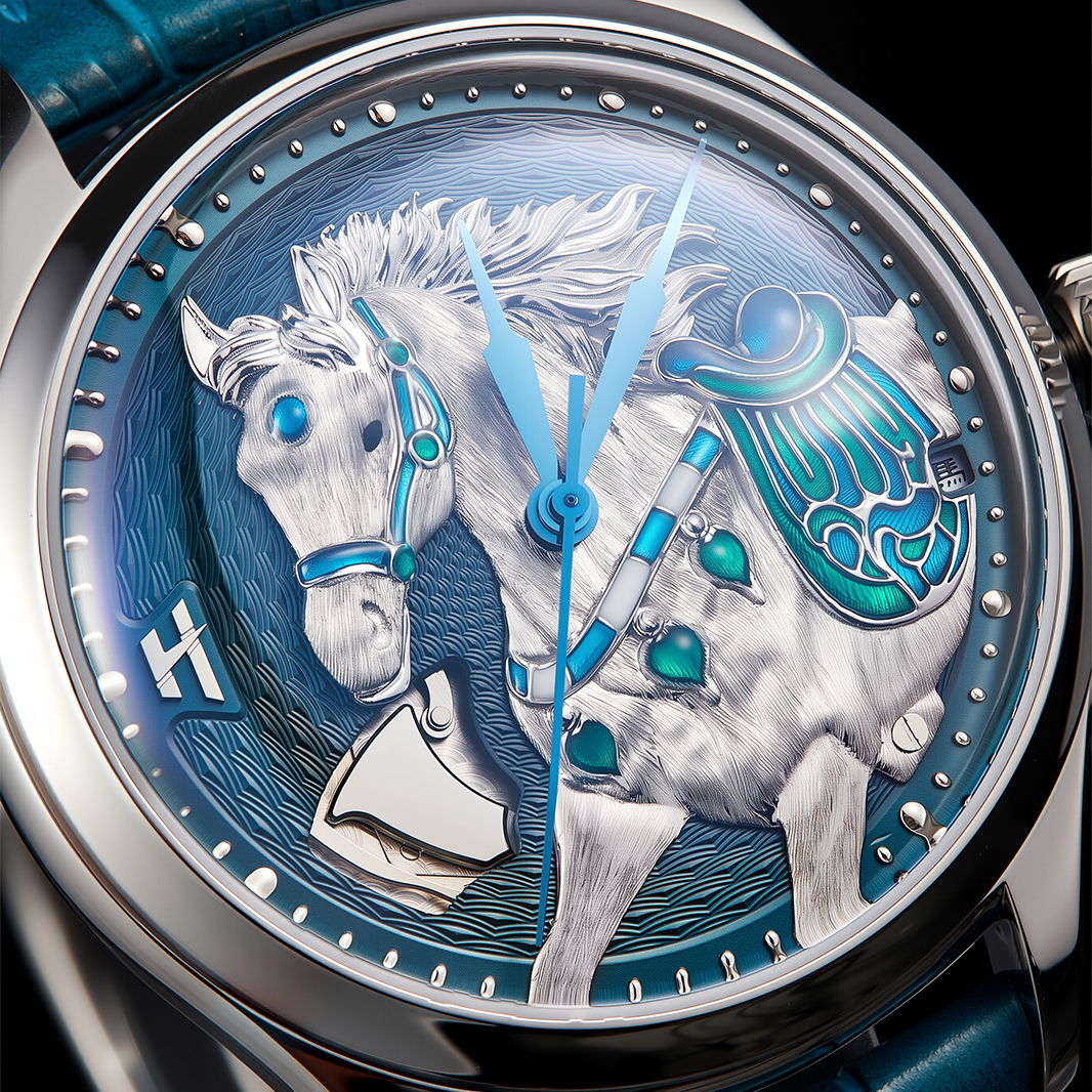 Lucky Harvey Chiming Horse Watch | Red Army Watches Singapore