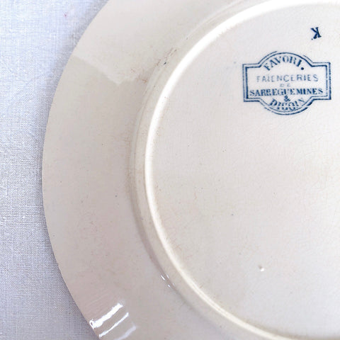 フランスアンティーク サルグミンヌ ファボリ『FAVORI』ブルー