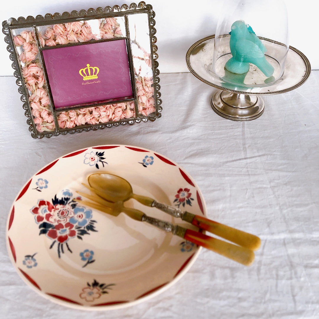 フランスアンティーク K＆G Luneville リュネヴィル 『EVREUX』花柄