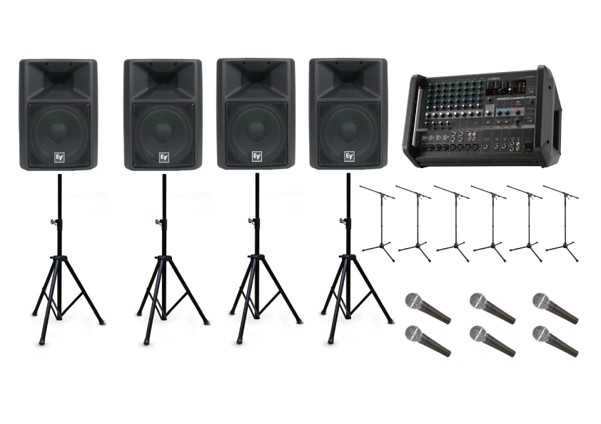 ステージイベントや広範囲放送 音響 PAセット｜名古屋で音響機材