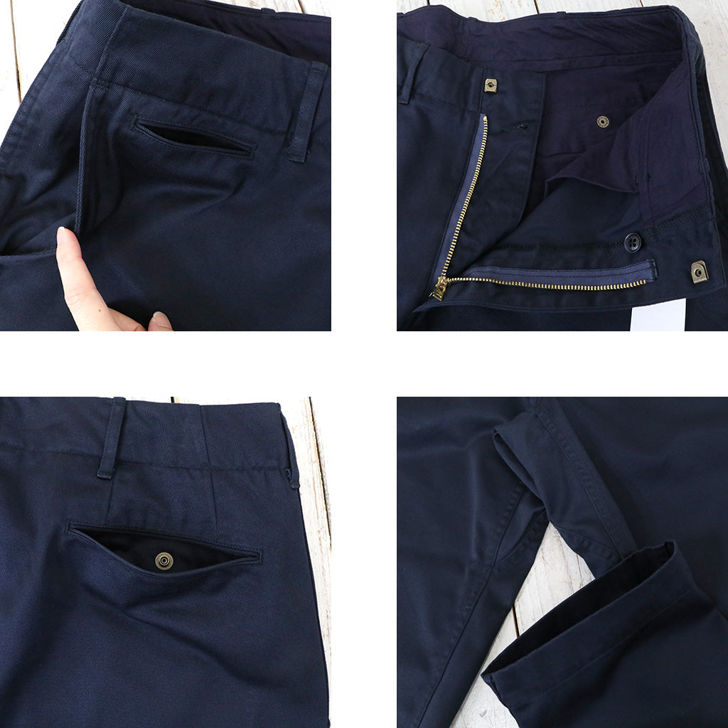 nanamica : Wide Chino Pants (Navy) – Reggieshop