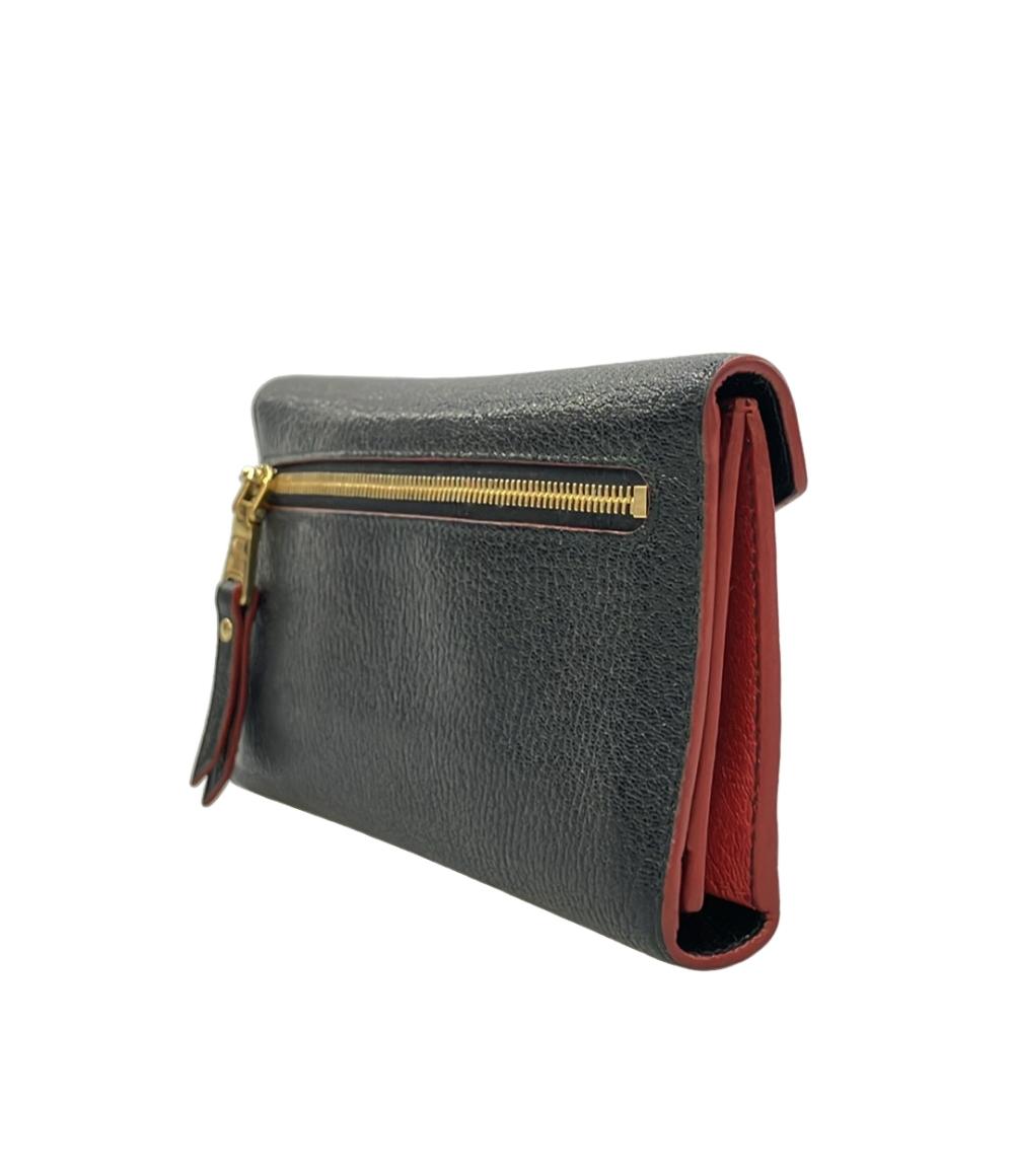 MIUMIU 三つ折り長財布 ラブレター レディース ミュウミュウ – Rehello