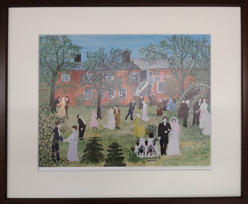 井上 司「緑陰」油彩画 F6