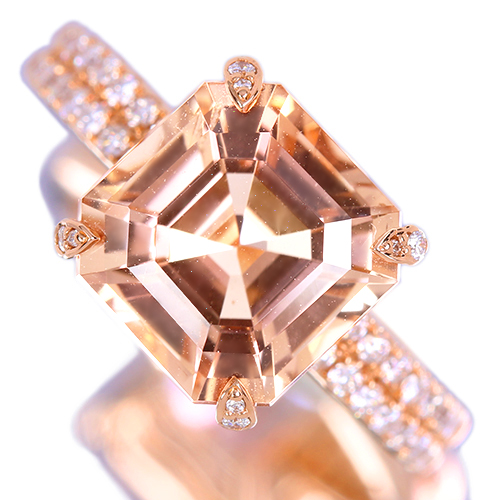 アッシャーカットCollection「ロゼシャンパンカラー」トルマリン 4.84