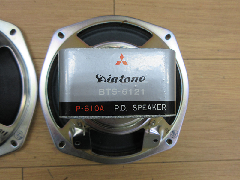 Diatone P610A 再着磁、エッジ交換済、SP-LE8Tエンクロージャー