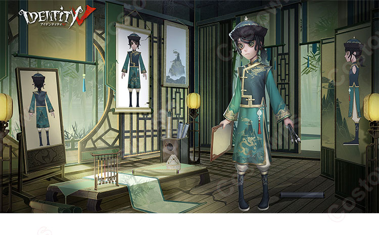 IdentityV 第五人格 画家 エドガー・ワルデン 缶バッジ 設定画 黄金比