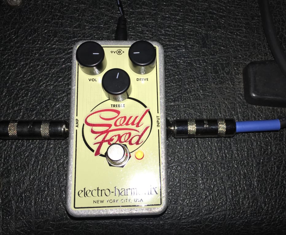 Electro-Harmonix Soul Food Overdrive Guitar Effects Pedal | Guitar