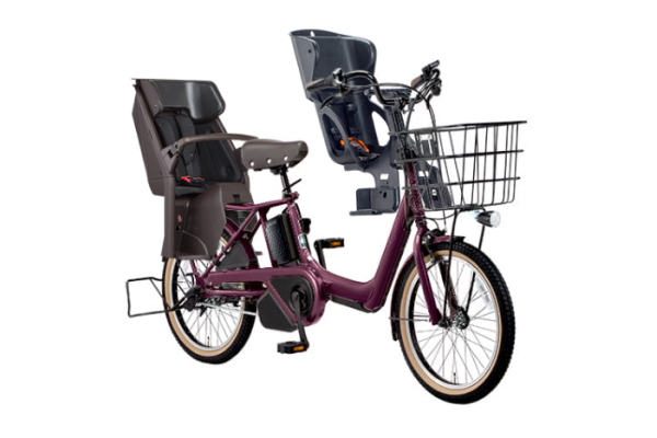 パナソニックギュット⭐️12AH！子供乗せ電動アシスト自転車Y2346