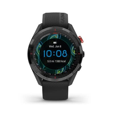 Garmin Approach® S62, black with black band Model #: GAR-010-02200-00