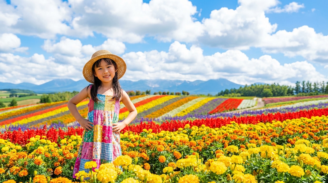 北海道】 北海道美瑛富良野夏のフラワーロードの旅｜パッチワークの路