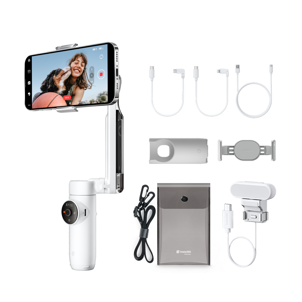 Buy Flow - AI Tracking Smartphone Gimbal Stabilizer - Insta360