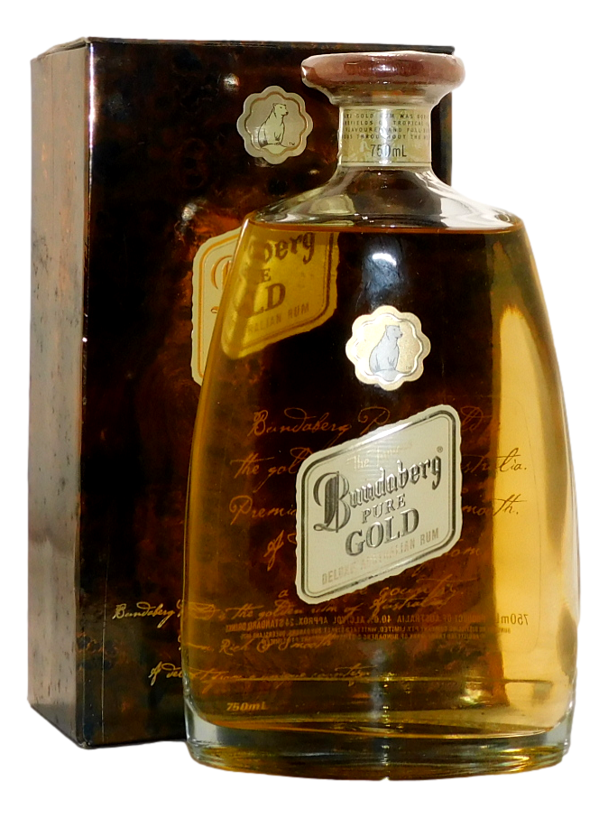 The Famous Bundaberg Pure Gold Deluxe Australian Rum (1x 750mL