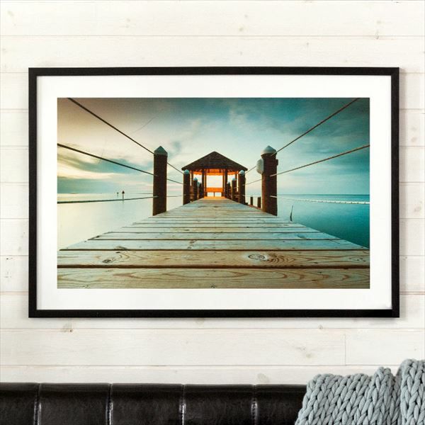 油絵 菅家令子 絵 絵画 インテリア 額付(黒) uF6-063003 田園風景 油絵