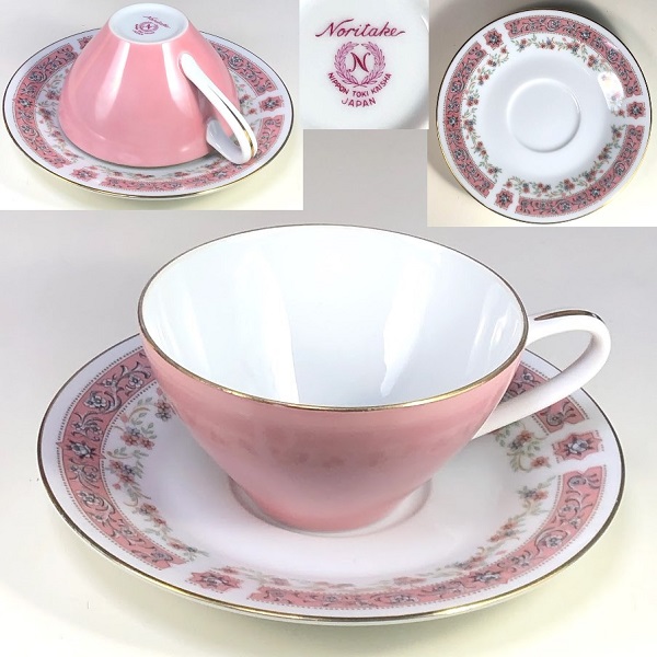 実家整理 昭和レトロ ノリタケ 紅茶カップソーサー6客組 実家整理 昭和