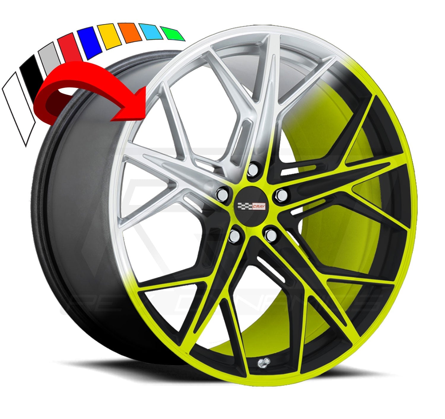 Cray Hammerhead C8 Corvette Wheels - Elite Performance