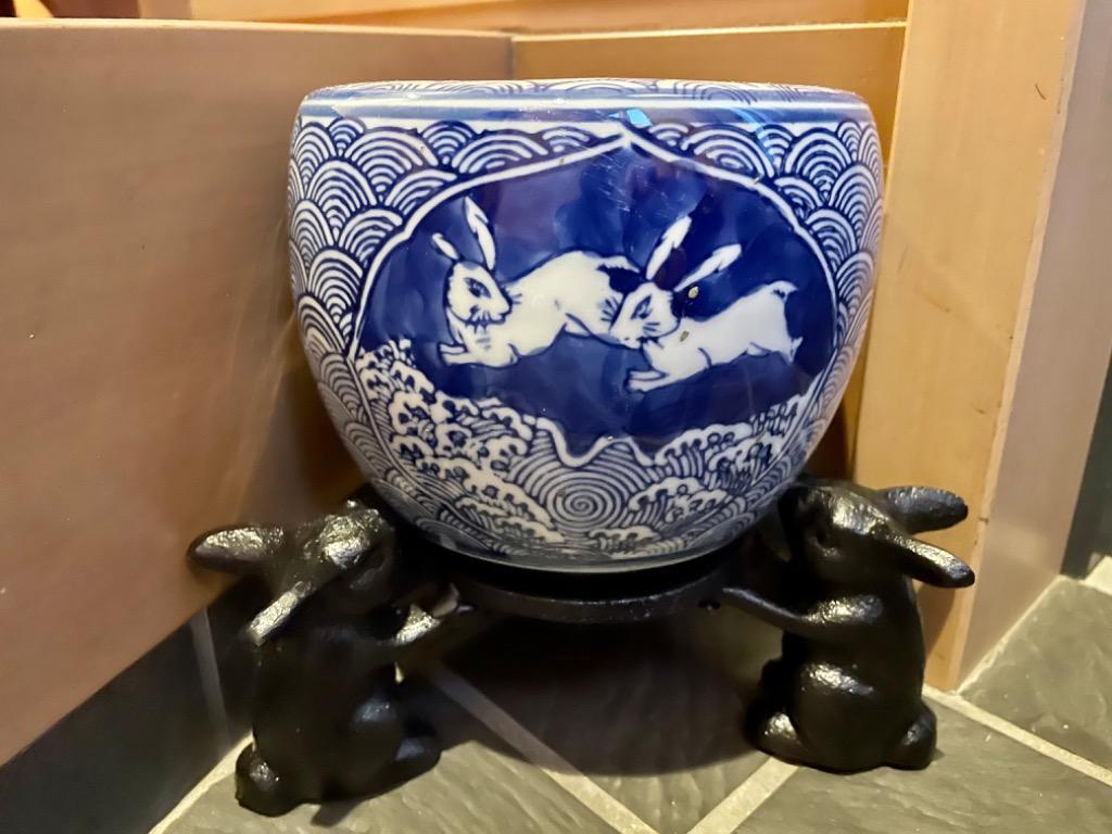 五徳 うさぎ 鉄製 火鉢 囲炉裏 : 手づくり家具 ウッドギャラリー樹