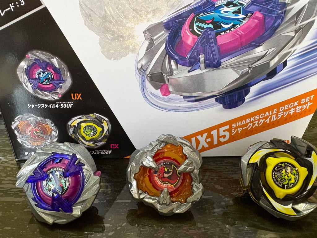 ベイブレードX BEYBLADE X UX-15 シャークスケイルデッキセット