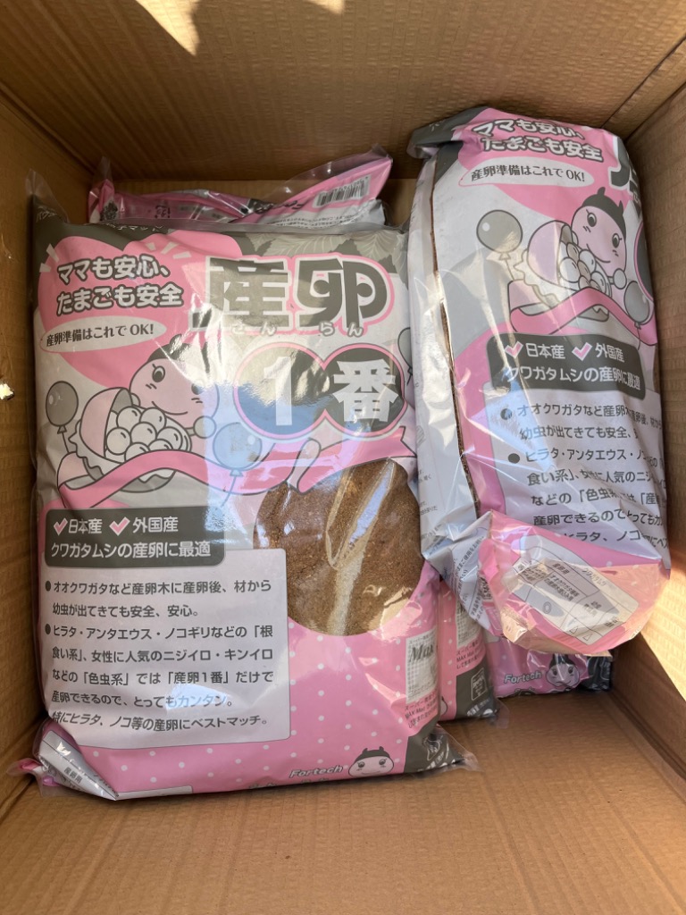 フォーテック 産卵一番 10リットル x4袋 産卵・飼育用マット 産卵1番10L