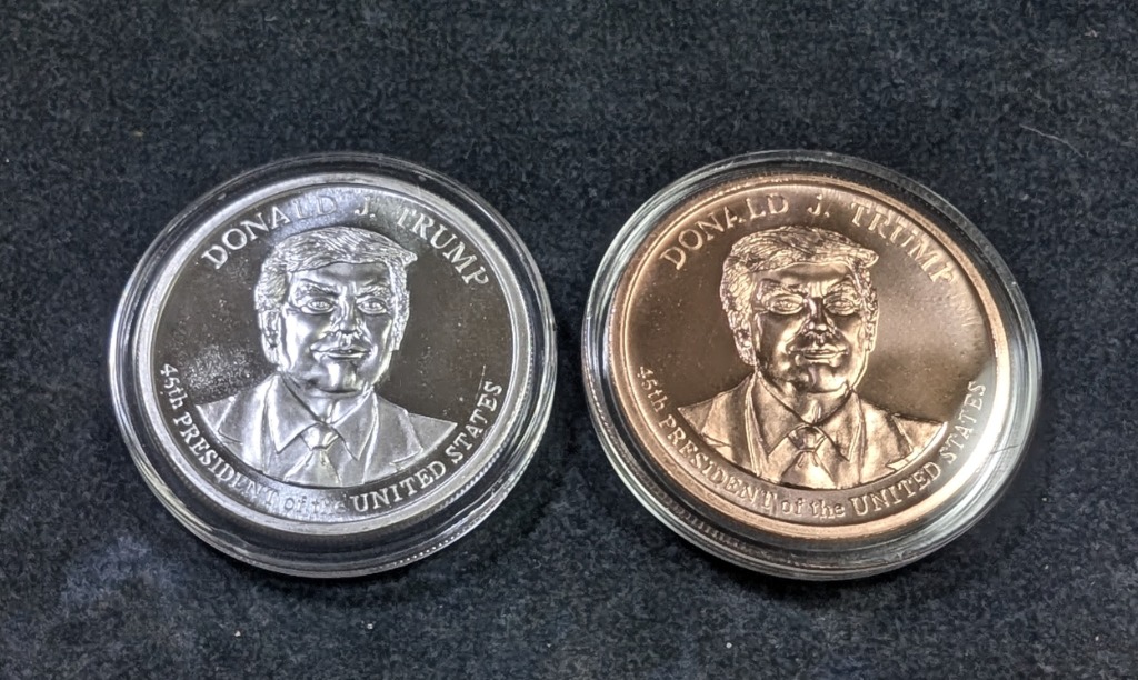 カプセル付き] (新品) アメリカ「ドナルド・J・トランプ大統領」純銅