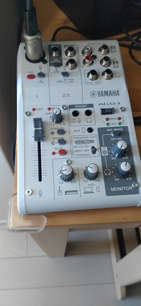 YAMAHA（ヤマハ） YAMAHA AG03MK2 W(ヤマハ)(USBミキサー)(配信用