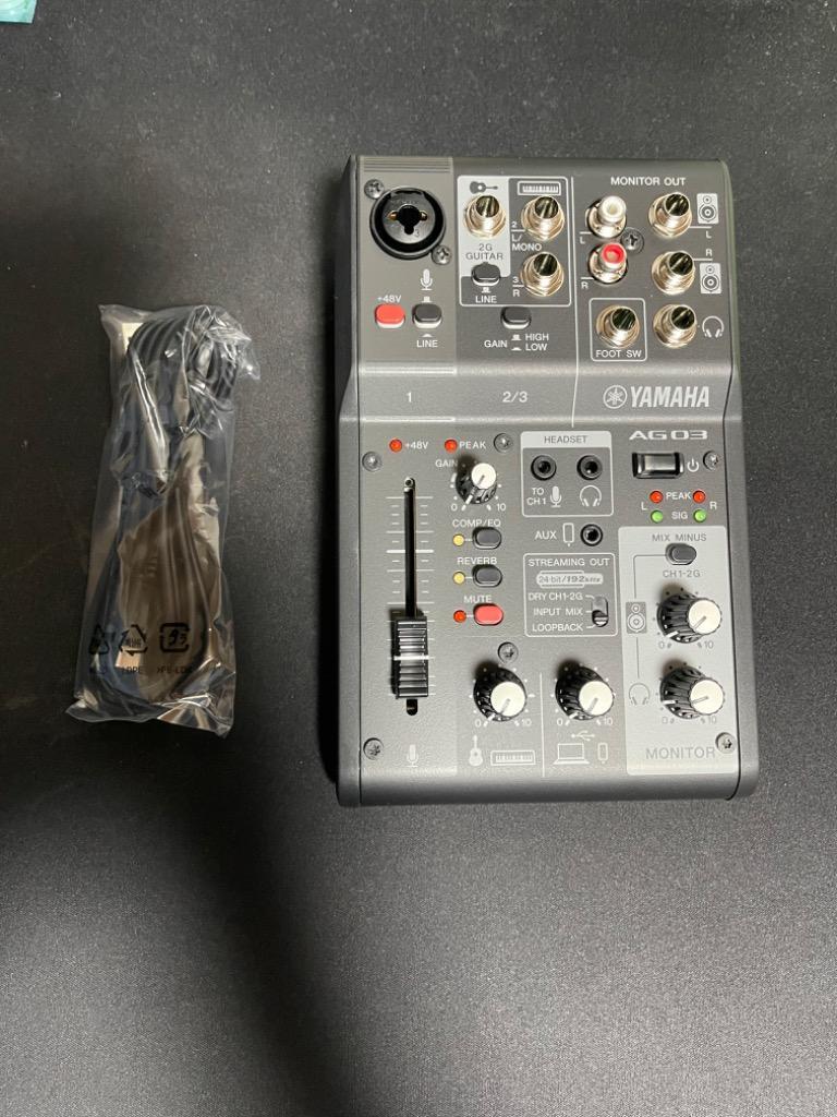 YAMAHA（ヤマハ） YAMAHA AG03MK2 B ブラック ライブストリーミング