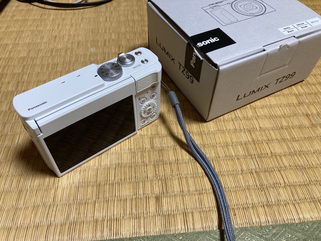 LUMIX 10年間保証付き パナソニック DC-TZ99-W ホワイト : 三星カメラ