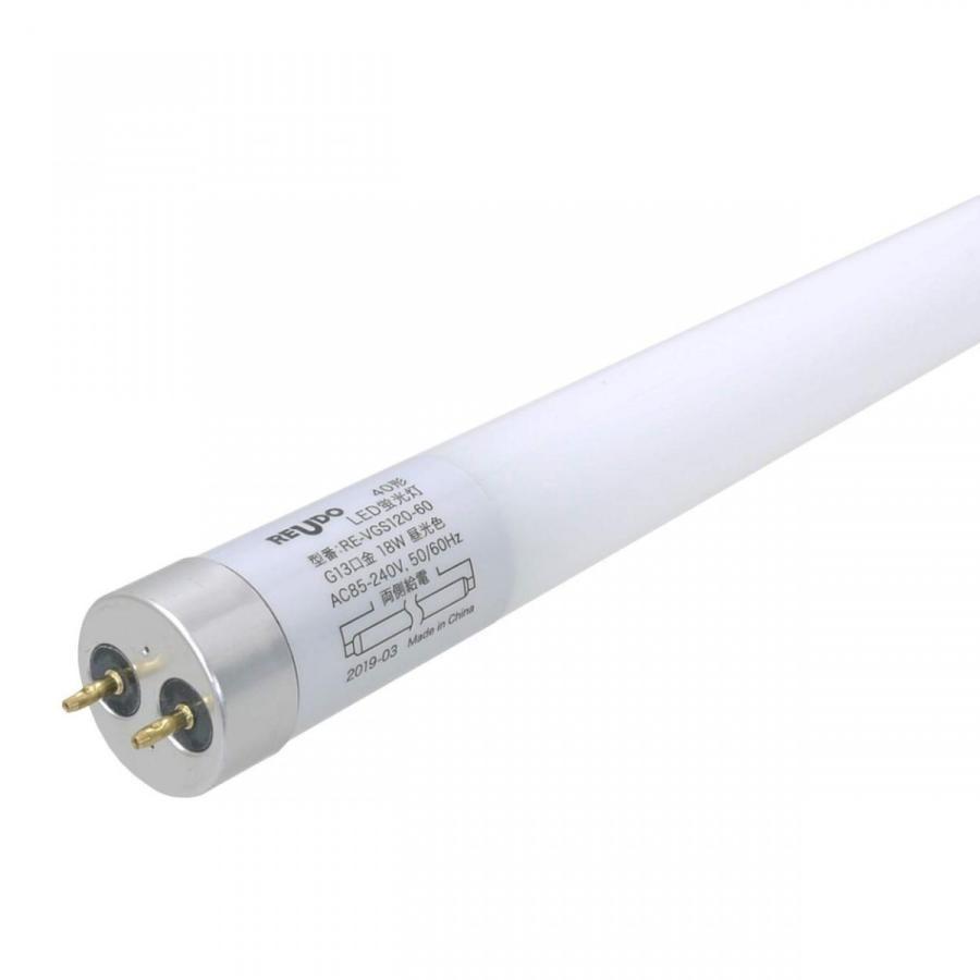 LED蛍光灯 直管 40W形 120cm 昼光色 18W 2300lm ノンフリッカー Ra82