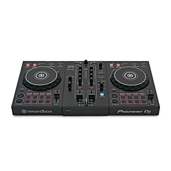 Pioneer DDJ-400 Rekordbox Controller with V-Moda M-100 Headphones