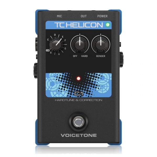 TC Helicon VoiceTone C1 Hardtune and Correction Vocal Processor at