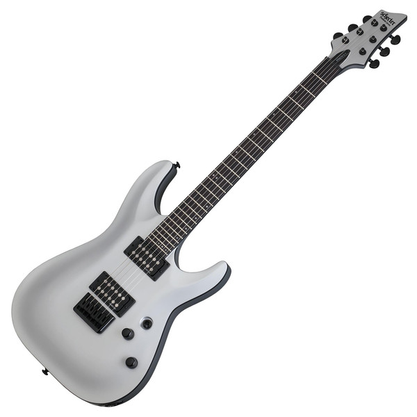 Schecter Stealth C-1 Electric Guitar, Satin Silver at Gear4music