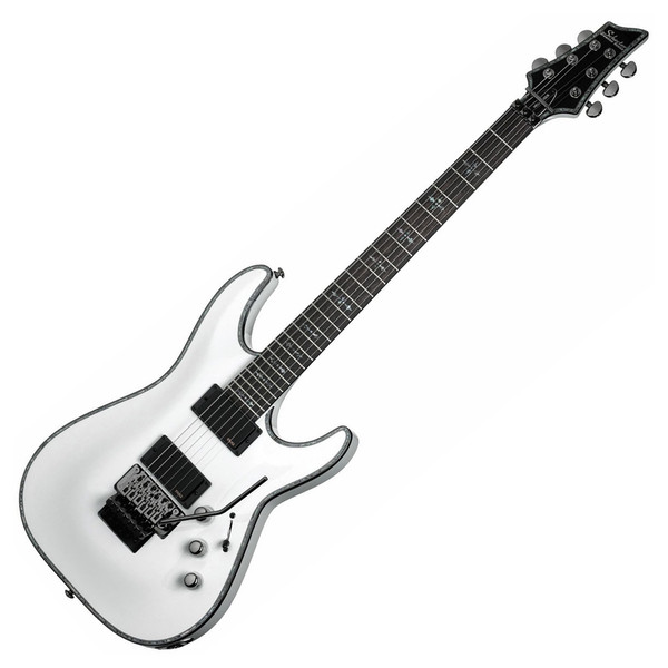 DISC Schecter Hellraiser C-1 FR Electric Guitar, Gloss White at
