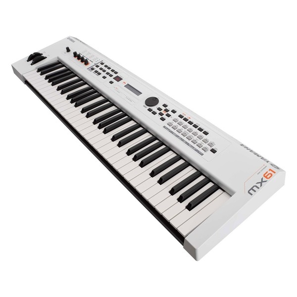 DISC Yamaha MX61 II with Stand and Headphones, White at Gear4music