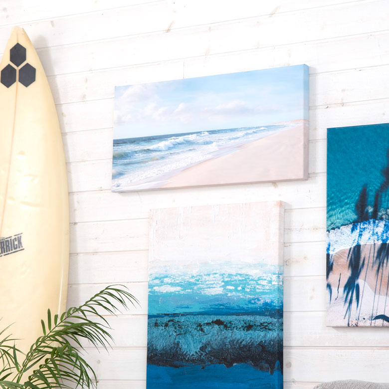 絵 キャンパス 油絵 ハワイ 海の絵 アート インテリア ギフト IKEA 絵