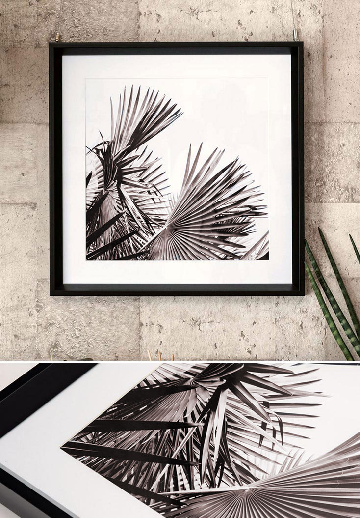 モノクロ自然風景画 金色フレーム 金色ゴールドクラシックフレーム飾り