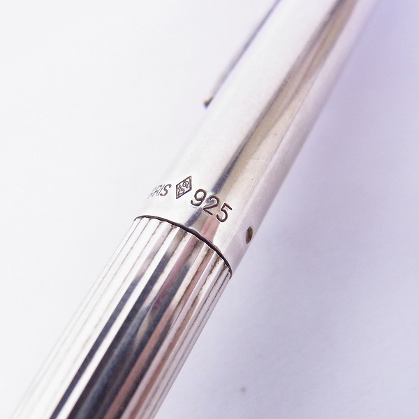 S.T.Dupont/デュポンボールペン 回転式ボールペン シルバー925の買取