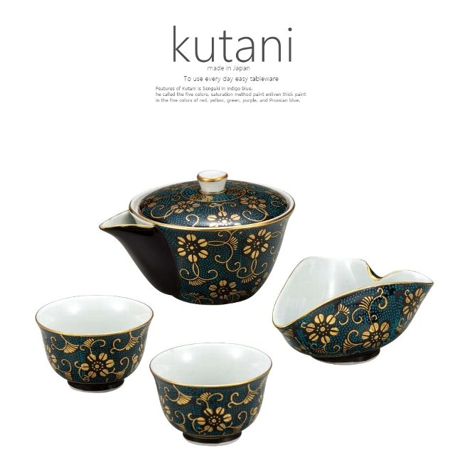 煎茶道具 九谷焼「光仙造」山水文 煎茶碗・宝瓶・湯冷まし 共箱 - メルカリ