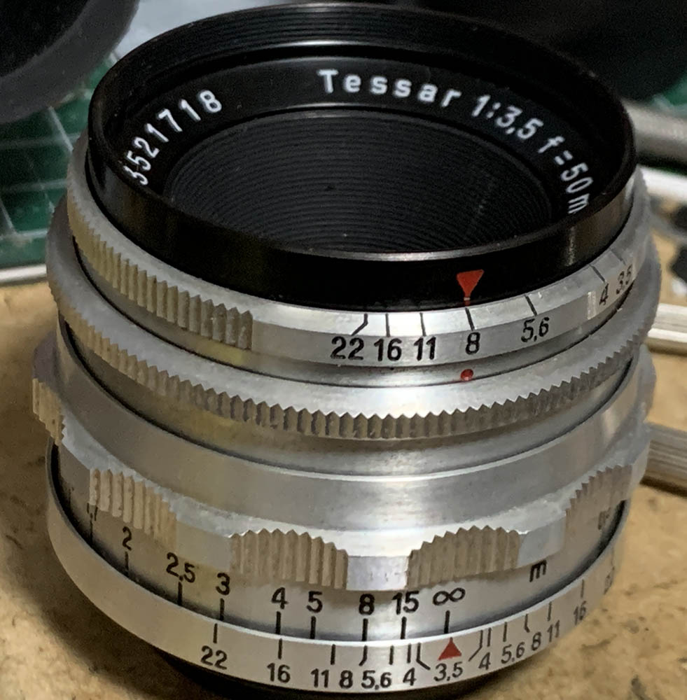 ☆極上品☆カールツァイス jena Tessar 50mmf3.5 T#1313 ☆極上品☆