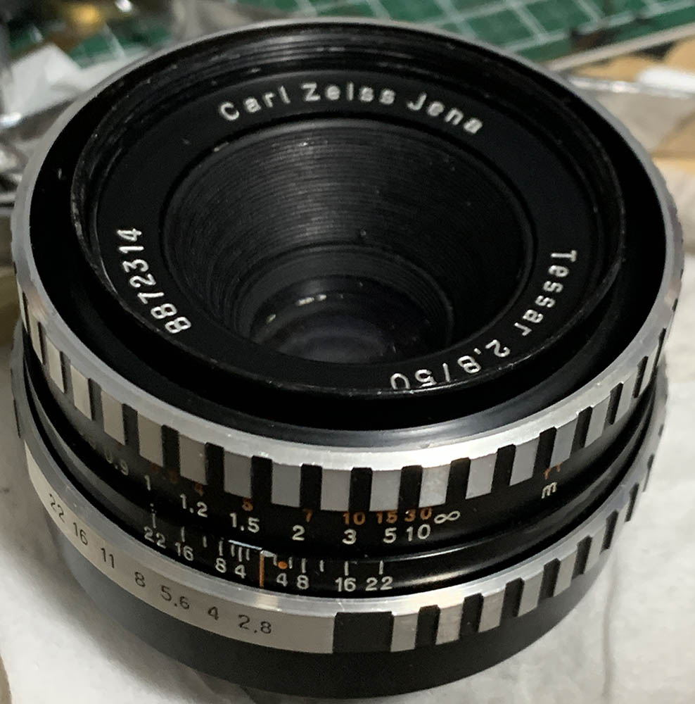 フィルムカメラ WERRA CARL ZEISS JENA TESSAR 50mm f2.8 Repair: Carl