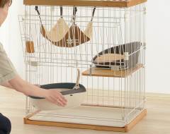 木製お掃除簡単キャットサークル M | リッチェル公式ウェブショップ