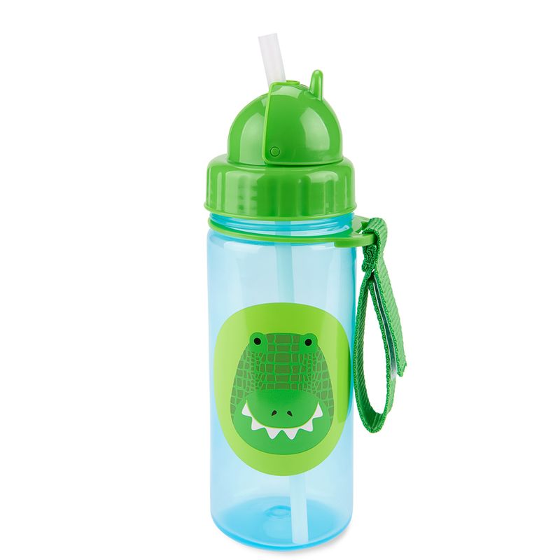 Kit Mochila Infantil e Garrafa Flip Zoo Crocodilo Skip Hop - Ri Happy